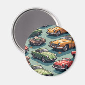 かわいい車 マグネット (正面/裏面)