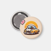 かわいい車 マグネット (正面/裏面)