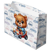 かわいい車 ラージペーパーバッグ (裏面アングル)