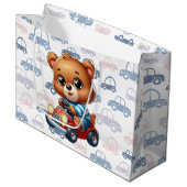 かわいい車 ラージペーパーバッグ (正面アングル)