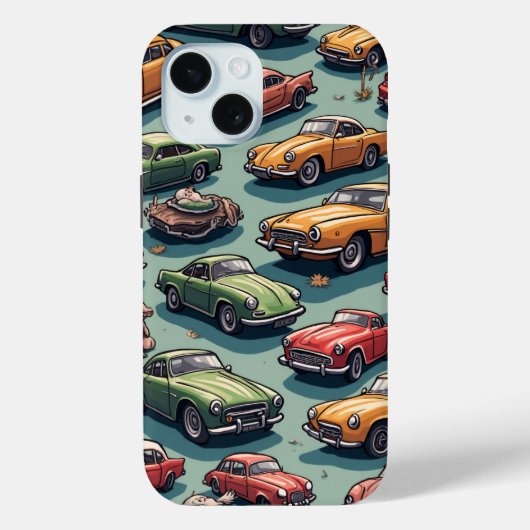 かわいい車iPhone / iPadケース Case-Mate iPhoneケース (裏面)