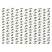 かわいい軍の迷彩ヘリコプター漫画 テーブルクロス (正面(横))