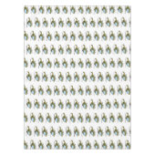 かわいい軍の迷彩ヘリコプター漫画 テーブルクロス (正面)