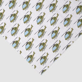 かわいい軍の迷彩ヘリコプター漫画 薄葉紙 (詳細)