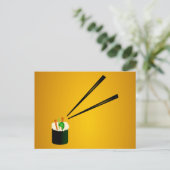 かわいい転がおし箸 ポストカード (スタンド正面)