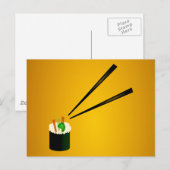 かわいい転がおし箸 ポストカード (正面/裏面)