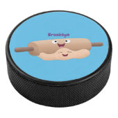 かわいい転がのピンと生地のペストリーベーキング漫画 アイスホッケーパック (3/4)