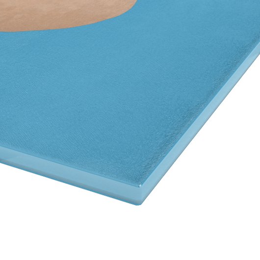 かわいい転がのピンと生地のペストリーベーキング漫画 カッティングボード (角)