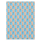 かわいい転がのピンと生地のペストリーベーキング漫画 テーブルクロス (正面)