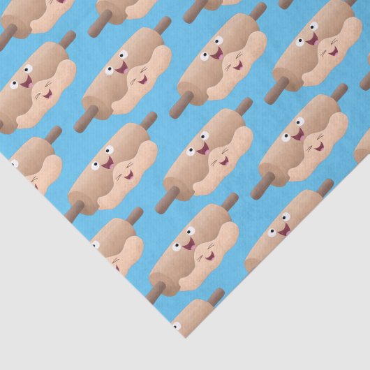 かわいい転がのピンと生地のペストリーベーキング漫画 薄葉紙 (詳細)