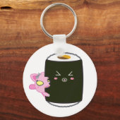 かわいい転がスシとナデル キーホルダー (正面)