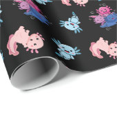 かわいい軸索パターン ラッピングペーパー (ロールコーナー)