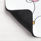 かわいい軽く押えるユニコーンの軽打のダンスのギフトのアイディア マウスパッド (コーナー)