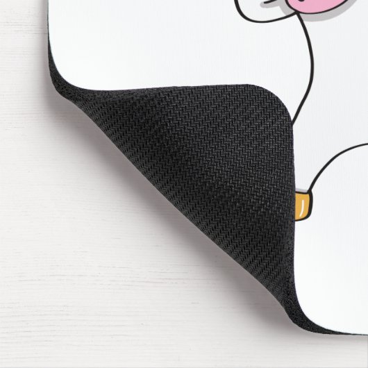 かわいい軽く押えるユニコーンの軽打のダンスのギフトのアイディア マウスパッド (コーナー)