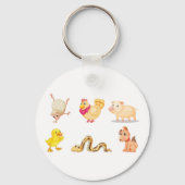 かわいい農園とペット キーホルダー (裏面)