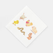 かわいい農園とペット スタンダードランチョンナプキン (角)