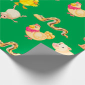 かわいい農園とペット ラッピングペーパー