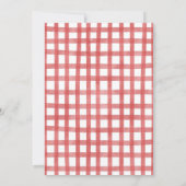 かわいい農園動物の誕生日パーティーの招待状 招待状 (裏面)