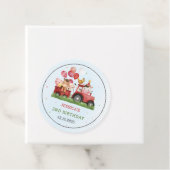 かわいい農園動物の誕生日パーティー フェイバータグ (インサイチュ)