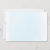 かわいい農園動物納屋周囲の庭赤ちゃんシャワー写真 招待状 (裏面)