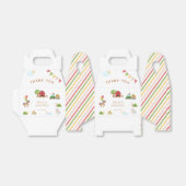 かわいい農園動物誕生日ありがとう フェイバーボックス (折り畳みなし)