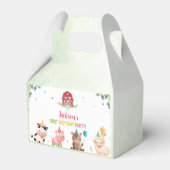 かわいい農園動物誕生日お願いボックス フェイバーボックス (裏面サイド)