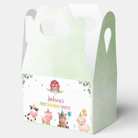 かわいい農園動物誕生日お願いボックス フェイバーボックス (オープン)