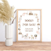 かわいい農園男女兼用動物の本ベビー ポスター