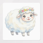 かわいい農場の動物たち ラベル (デザイン1)