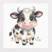 かわいい農場の動物たち ラベル (デザイン1)
