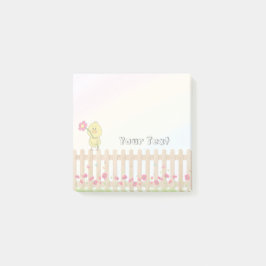 かわいい農場の動物の子供学校の虹 ポストイット