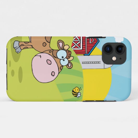 かわいい農場のiPhone 5の場合 Case-Mate iPhoneケース (裏面(横))