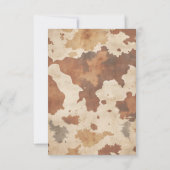 かわいい農場をテーマにした男の子または女の子の誕生日パーティー サンキューカード (裏面)