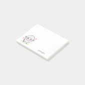 かわいい農場動物の子羊のパーソナライズ ポストイット (アングル)