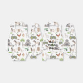 かわいい農場動物トラクター名ハッピー フェイバーボックス (折り畳みなし)