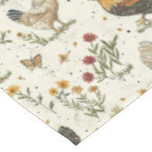 かわいい農家チキン テーブルクロス (アングル)