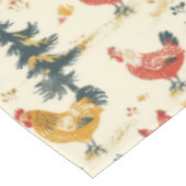 かわいい農家チキン テーブルクロス (アングル)