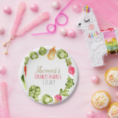 かわいい農家市場誕生日紙プレート ペーパープレート (パーティー)