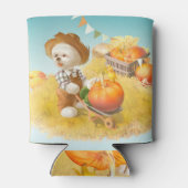 かわいい農家犬カボチャ 缶クーラー (裏面)