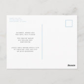 かわいい農村のシリ―なガチョウの誕生日パーティー ポストカード (裏面)