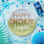 かわいい農業動物の誕生日 ペーパープレート (パーティー)