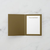 かわいい追加文字ベビー天使 ノートカード (内部)