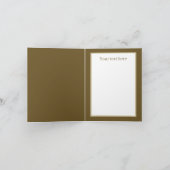 かわいい追加文字ベビー天使 ノートカード (内部)