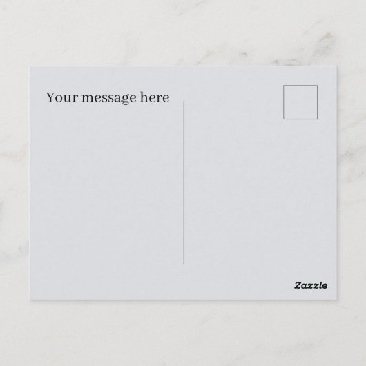 かわいい追加文字任意の目的ナースマウス ポストカード (裏面)