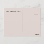 かわいい追加文字任意の目的ナース牛 ポストカード (裏面)