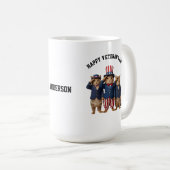 かわいい退役軍人の日のマグカップ コーヒーマグカップ (正面右)