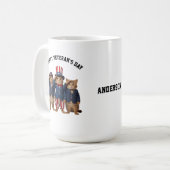 かわいい退役軍人の日のマグカップ コーヒーマグカップ (正面左)