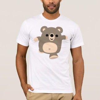 かわいい連続した漫画くまのTシャツ Tシャツ
