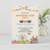 かわいい遊びの会の招待状 招待状 (スタンド正面)