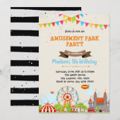 かわいい遊びの会の招待状 招待状 (正面/裏面)